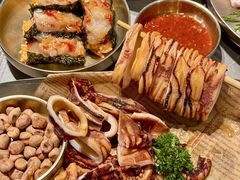 -草家酱蟹炭火烤肉店(珲春南路一店)