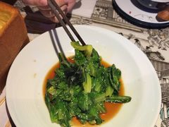清炒油麦菜-绿茶餐厅(财富购物中心店)