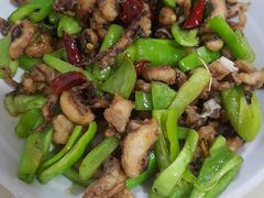 干煸鱿鱼-满口香饭店