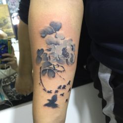 -荔刺青纹身·手穿孔饰品