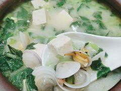 小白菜老豆腐煮青蛤-大铁勺新津菜(东丽阳光新业广场店)