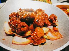 雪花糖醋里脊-绿茶餐厅(松江万达店)