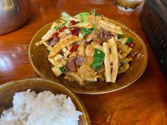 竹笋炒腊肉-苗湘食府(十年店)