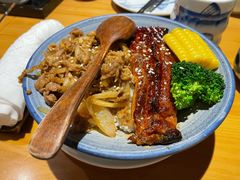 牛肉鳗蒲烧双拼饭-渔寿司·日本料理(艾尚天地店)