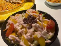 黄桃黄桃沙拉-猪啊牛呀羊啊铜盘烤肉(正大广场店)