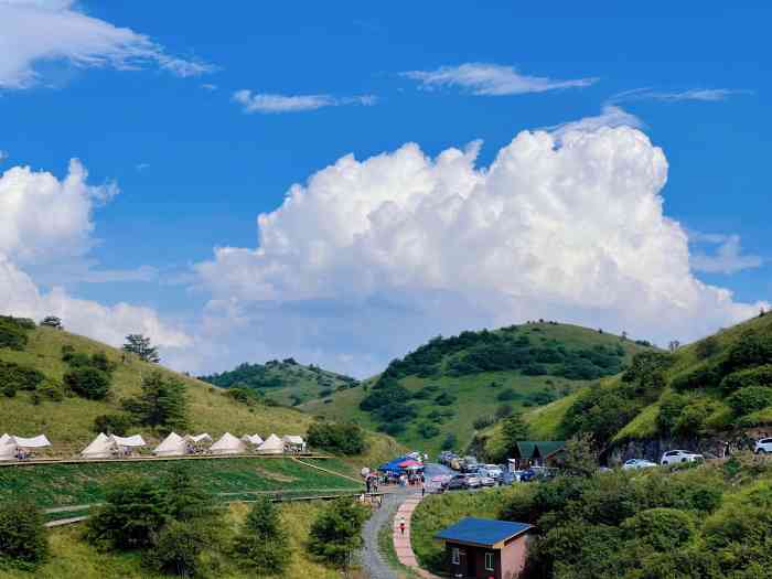神河源神田草原-"早上10点左右从西安出发五个小时左右 中.