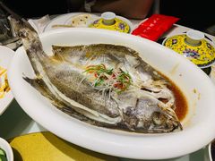 清蒸鲈鱼-宁夏国强手抓羊肉·清真菜(未央路凤三店)