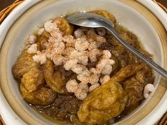 烧汁二虾面筋煲-華僑飯店中餐厅
