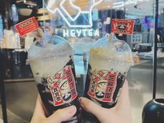 黑芝麻汤圆豆豆茶-喜茶(北京三里屯太古里店)