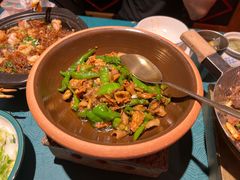 鲍鱼辣椒炒肉-农耕记·湖南土菜(南山欢乐海岸店)