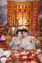 -桃子造型婚纱礼服(凤起广场店)