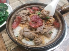 牛肉腊肠饭-阳江河堤老牌曾记美食