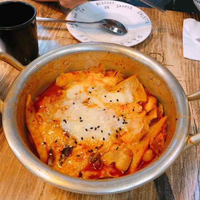 miss密斯韩餐-"在平阳景苑的小区里,店超级小,只有4张桌.