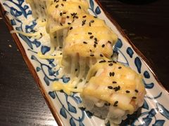 火炙芝士三文鱼手握-鹏祖料理