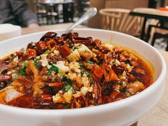 水煮牛肉-川旺角川粤融合菜•海景餐厅(星海广场店)