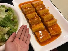 金牌蛋豆腐-刘胖子家常菜·蹄花焖藕(中南店)