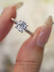 -JKHappiness培育钻石钻戒婚戒定制(天河国贸店)