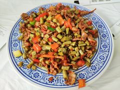 酸豆角炒鸡胗-新新湘菜馆(新中街二条店)