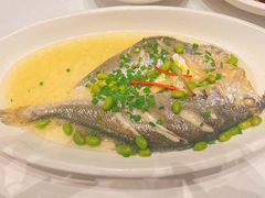 毛豆蒸黄鱼-乾隆美食·本帮菜(黄河路店)
