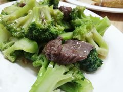 西兰花炒牛肉-顺发饭店