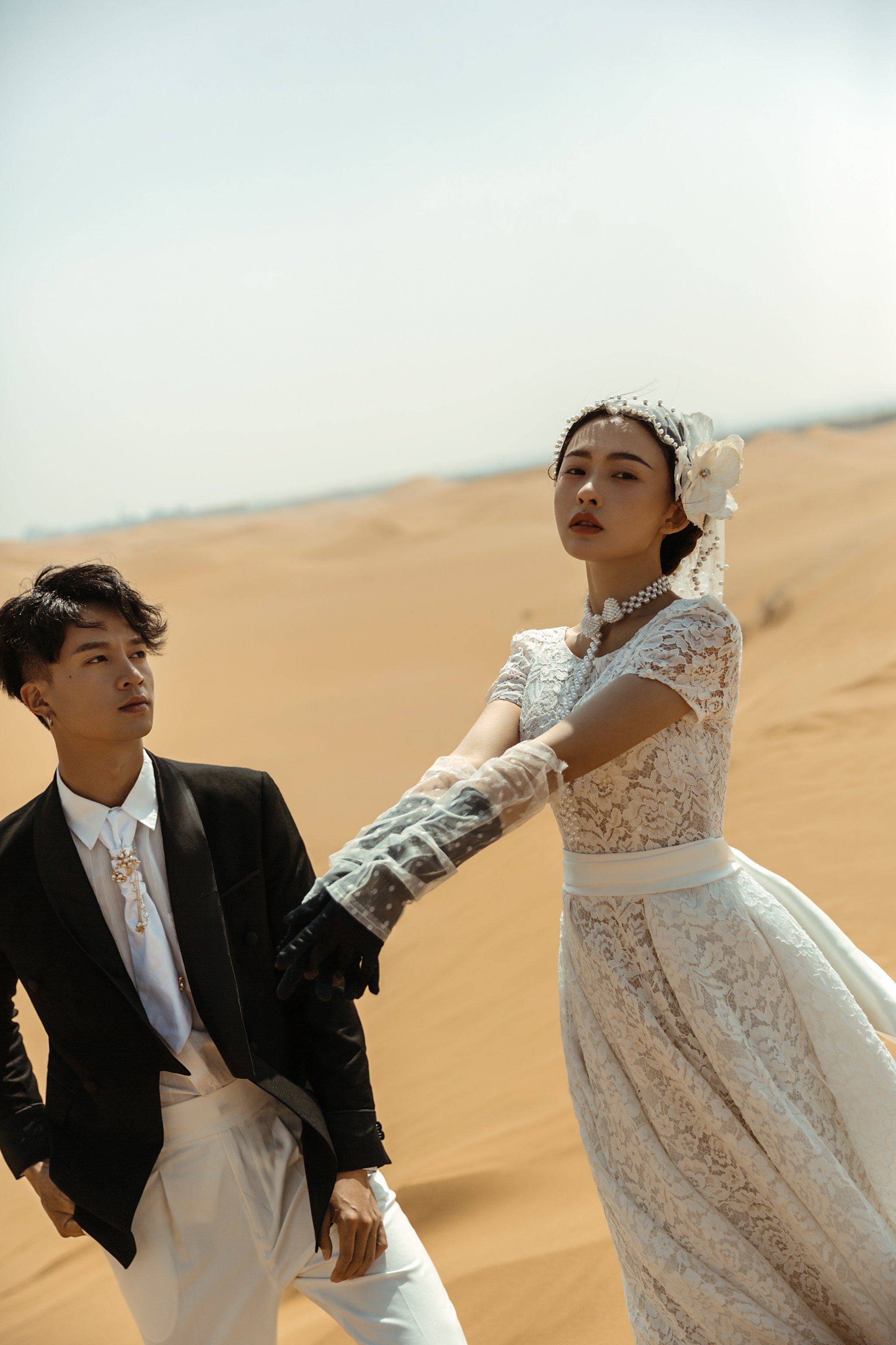 一定要拍一组氛围感沙漠婚纱照78成都婚纱照