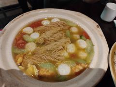 丝瓜鱼丸炖馓子-永安鱼庄·镇江菜(东吴路店)