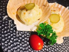 芝士焗扇贝-上井料理黑金店(IFS国金中心店)