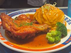 滑蛋生炸鸡肶饭-伯友茶记(中华广场店)