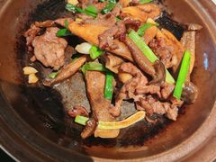 鹿茸菌炒牛肉-谭厨中山传家菜.乳鸽.脆鲩鱼(华强北中航城店)