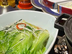 白灼罗马生菜-真地道京味府·鲜橙烤鸭·北京菜(朝外大街东大桥店)