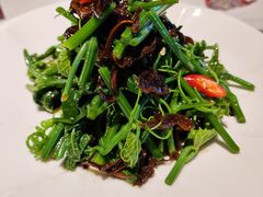 鸡枞菌拌丝瓜尖-旺顺阁·北京菜(北辰上品+)