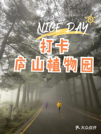 庐山植物园是中国科学院定点的植物园 巨大的园区有五个