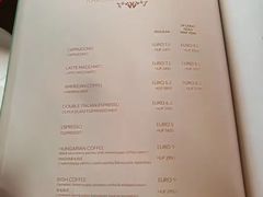 菜单-纽约咖啡馆