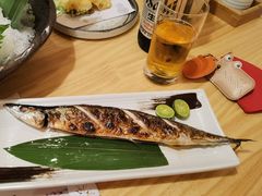 烤秋刀鱼-鳗鲔料理小馆