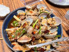 辣炒甜麻花蛤-蚝堡海鲜·威海菜·海肠捞饭·烧烤·亚洲吃蚝公司(幸福门店)