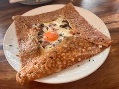 鸡蛋蘑菇熏肉荞麦可丽饼-RAC BAR(安福路店)