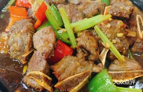 Black Pepper Tender Beef on Iron Plate