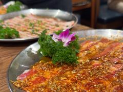 -明洞阿姨·韩式酱蟹烤肉·创意料理(三元桥店)