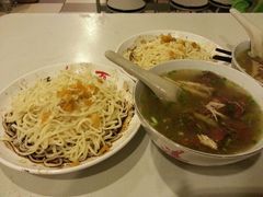 20140905小杂汤+干挑面-民间老鸡汤面馆(中山北路店)