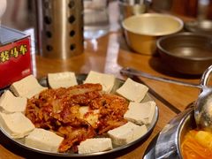 炒五花肉-包装马车·韩国料理·포장마차