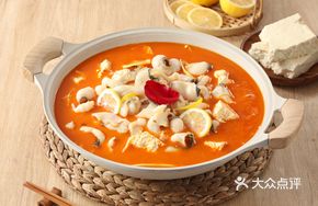 Guizhou Sour Soup Fish with Tofu Pudding