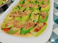 蒜茸粉丝蒸丝瓜-紫光园·烤鸭·北京菜(劲松店)