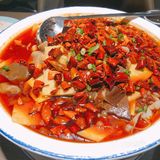 毛血旺和甜甜小公鸡口味都挺不错滴推荐哦