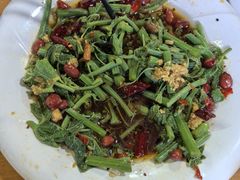 炝拌野菜-龙姐私房菜(和顺古镇店)