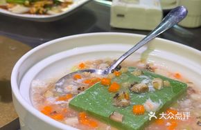 Chef's Handcrafted Stone Cauliflower Tofu with Seafood Stew