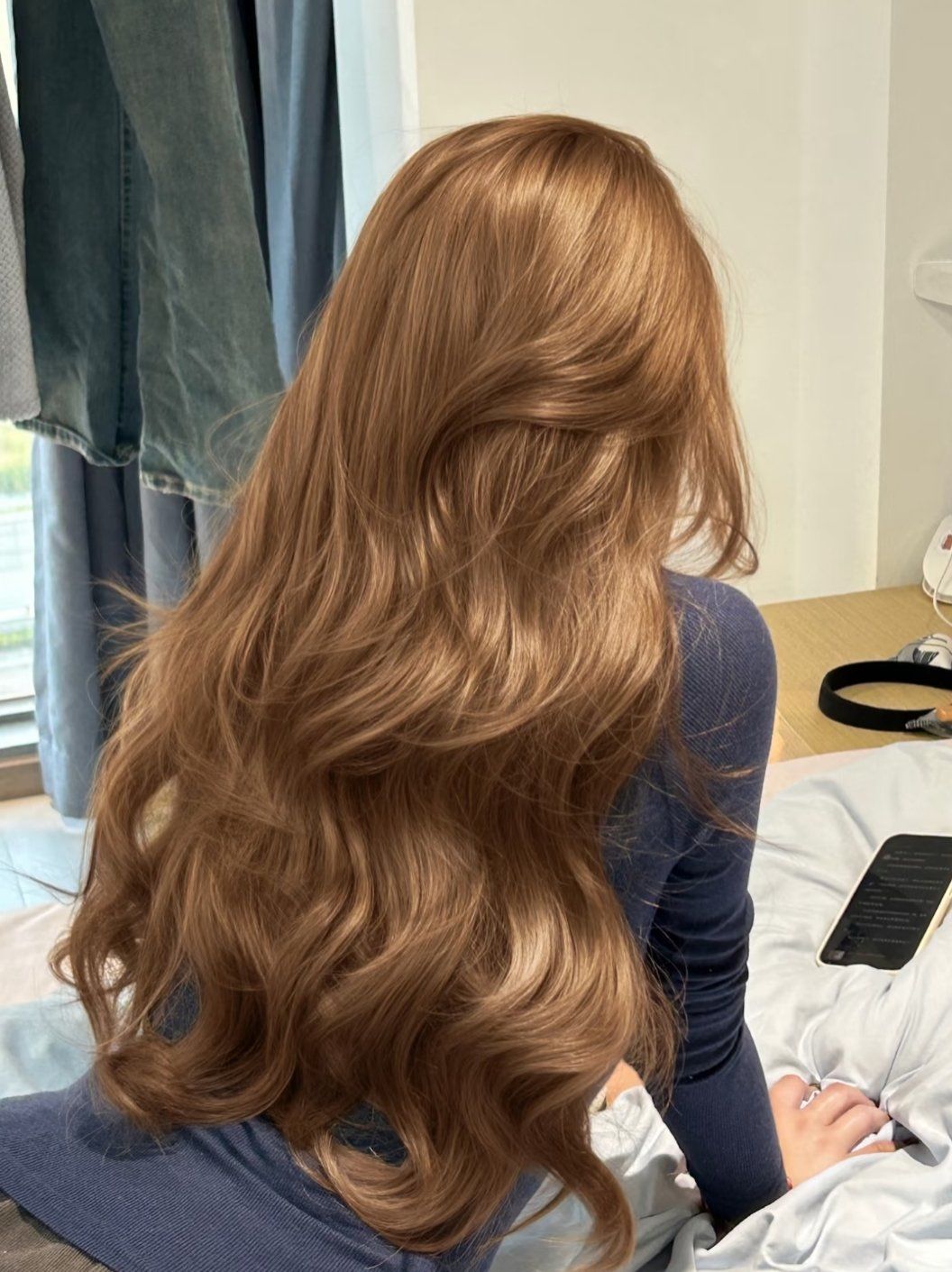 金棕色头发,满满少女心