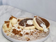 芋泥抹茶舒芙蕾厚松饼-DOPAMINE多巴胺·甜品面包·生日蛋糕(国贸店)