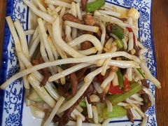 毛草根炒肉丝-老味道1992(武当山店)