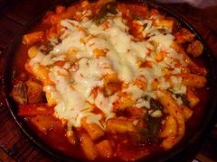 奶酪海鲜炒米条-包装马车·韩国料理·포장마차