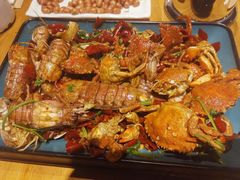 辣炒虾爬子-喝丢一只鞋海鲜烧烤·海肠捞饭(文体街店)